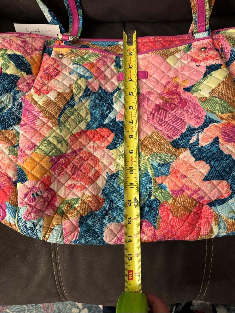 Vera Bradley Quilted Superbloom Glenna Tote - Multicolor NWT - Picture 12 of 13